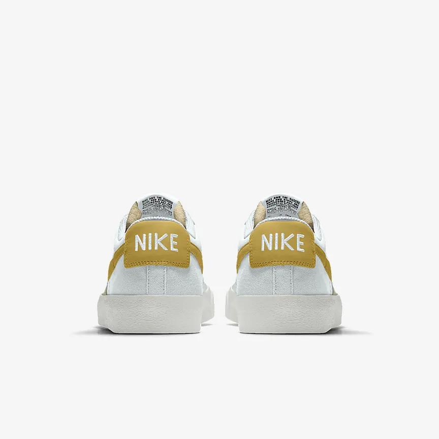 Nike Nike Blazer Low '77 By You Nữ Trắng Vàng